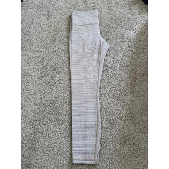 Athleta Beige Knit Leggings small - Picture 2 of 4